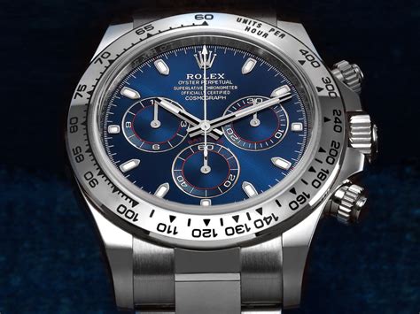 rolex daytona blue silver|rolex daytona pre owned.